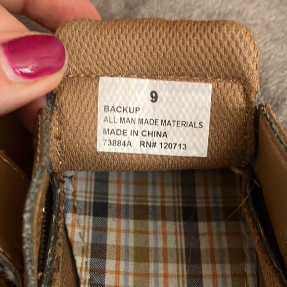 Eddie Bauer Boys Velcro Brown Dress Shoes/Loafers Toddler size 9 - Picture 8 of 8